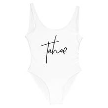 Taaze Lake-bañador Sexy de una pieza con nombre, traje de baño negro y blanco, ropa de baño para niñas, bodys con forro de bikini 2024 - compra barato