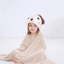 Baby Blanket Cartoon Animal Children Bathrobe Kids Hooded Toddler Boy/Girl Bath Towel Infant Bedding Newborn Baby Swaddle Wrap 2024 - buy cheap