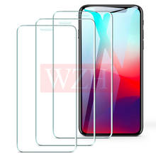 Cubierta completa de vidrio templado para iPhone, película protectora de pantalla para iPhone XR, X, XS, 11, 12 Pro Max, 6, 6s, 7, 8 Plus, 5, 5s, SE, 2020, 3 uds. 2024 - compra barato