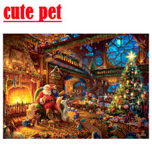 Santa Claus 5d Diy diamond painting photo wallpaper Full diamant embroidery mosaic stitch cross home decor gifts diamond mosaic 2024 - buy cheap