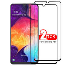 Funda completa de vidrio templado para Samsung Galaxy, Protector de pantalla para Samsung Galaxy A70, A50, A40, A30, A20E, A20, Samsung J4, J6, A6, A7, A8, A9, película 2018 2024 - compra barato