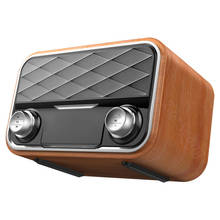 Boombox-rádio estante retrô sem fio, com bluetooth, subwoofer, caixa de som dupla, subwoofer, rádio fm, cartão tf, aux e u, disco de música 2024 - compre barato