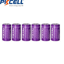 6 x PKCELL 3,6 V TAMAÑO DE D ER34615 19000 mAH Li-SOCl2 batería de agua/medidor de electricidad 2024 - compra barato