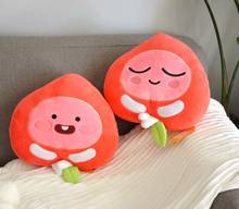 Funny APEACH Plush Pillow 4 Expressions APEACH Doll Lovely Anime Stuffed Cushion Toy Kawaii Gift For Girlfriend Birthday Present 2024 - buy cheap