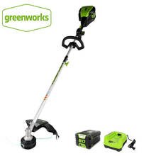 NEW ARRIVAL Greenworks 80V 16-Inch Cordless Brushless Top Mount String Trimmer grass trimmer battery and charger ont includ 2024 - buy cheap