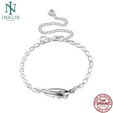 INALIS Feather Design Women Anklets Minimalism Popular White Color Copper Anklet Fashion Jewelry Fit Birthday Gift New Hot Sale 2024 - buy cheap