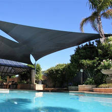 Guarda-sol impermeável triangular, toldo, proteção solar, ambiente externo, jardim, pátio, piscina, protetor solar, acampamento 2024 - compre barato