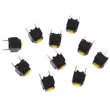10pcs Mute Button Silent Switch Wireless Mouse Wired Mouse Button Micro Switch Push Button Switch 6*6*7.3mm  2024 - buy cheap