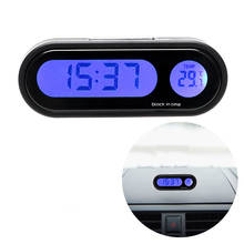 2 In 1 Car Decoration Digital Clock Car Thermometer Ornaments Car-Styling Automobiles Decoration Interior Accessories 2024 - buy cheap