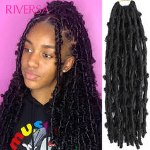 Borboletas locs de crochê cabelo borboleta bob artificial locs, tranças de crochê para cabelo 1b preto 27 30 marrom vermelho 613 loiro macio 2024 - compre barato