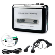 New Product Portable USB2.0 Tape To PC Super Cassette To MP3 Audio Music CD Digital Player Converter Capture Recorder + Earphone 2024 - buy cheap