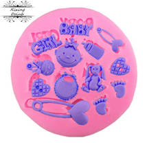 DIY baby girl Kitchen Baking tool chocolate mold cake decoration tool silica gel mold baking soft candy Technology 2024 - buy cheap