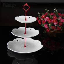 2/3-Tier Cake Stand Cupcake Plate Stand Birthday Wedding Party Dessert Vegetable Storage Food Holder (Plate Not Included) 1 Set 2024 - buy cheap