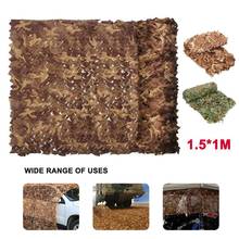 1x1.5m Hunting Military Camouflage Nets Army Camping Hunting Woodland Camouflage Netting Sun Shelter Car Cover Tent Shade 2024 - buy cheap