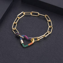 Janekelly-pulsera de moda de marca de lujo para mujer, brazalete Tribal de piedras Multicolor con placa ovalada, formas geométricas, Mana Jewe 2024 - compra barato