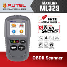 Автоматический считыватель кодов AUTEL MaxiLink ML329 OBD2 сканер считывания Clear DTC AutoVIN OBDII Автомобильный диагностический инструмент Автомобильный сканер PK Autel AL319 2024 - купить недорого