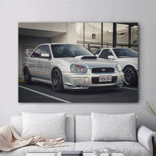 Subaru Impreza WRX-carteles de vehículos deportivos clásicos JDM, pinturas impresas en lienzo, decoración artística de pared para habitación 2024 - compra barato