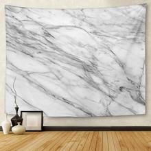 Black Rustic White Marble Pattern with High Resolution Gray Abstract Nature Tapestry Wall Hanging for Living Room Bedroom Dorm 2024 - buy cheap