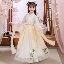 Disfraz de hada china tradicional para niñas, traje de Año Nuevo, Hanfu, fotografía Tang, Cosplay, 2021 2024 - compra barato