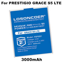 LOSONCOER-batería PSP5551 para teléfono inteligente, 3000mAh, para Prestigio Grace S5, LTE, PSP5551, PSP 5551 DUO, PSP5551DUO 2024 - compra barato