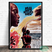 Zt142 psicodélico jazz brew miles davis música estrela poster quadros em tela quadros a óleo casa arte da parede sala de estar decoração 2024 - compre barato