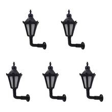 5pcs  Model Railway 1:87 Led Hanging Lamps Wall Lights HO Scale 12V New LBD04 model outdoor light model building kit 2024 - buy cheap