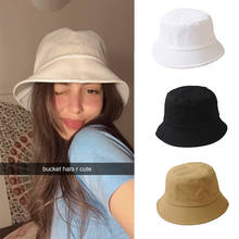 Панама унисекс, хлопковая шляпа от солнца для мужчин и женщин, пляжная шляпа от солнца, летняя, черная, белая 2024 - купить недорого