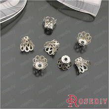 Wholesale 10*10*7mm Imitation Rhodium Cup Iron Bead Caps Diy Jewelry Findings Accessories 100 pieces(JM4850) 2024 - buy cheap