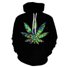 Hot 3D Printed Weed pullover Leaf Men Women Hooded Sweatshirts Casual Long-sleeved Hoodie Unisex Outwear Streetwear Mens Hoodies 2024 - buy cheap