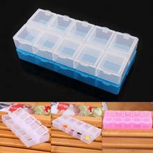 3 Colors Large 10 Grid PP Double Row Multipurpose Organizer Container Storage Box Fit for Household Daily/Jewelry/Tool Parts 2024 - buy cheap