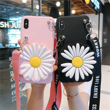 3D Cartoon Flower Wallet Case For Xiaomi Redmi Note 10 9 Pro Max 8T 7S 6 Pro 5A Prime 4X 4 3 S2 Cute Fruit Girls Soft TPU Cover 2024 - buy cheap