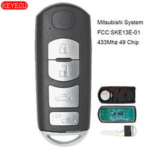 KEYECU-mando a distancia inteligente, 3 botones/4 botones, 433MHz, 49 chips para Mazda 6 3 MX-5 CX-3 CX-5 FCC: CX-7 (sistema Mitsubishi) 2024 - compra barato