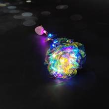 LED Galaxy Foil Flowers Home Decor Fake Roses Valentine\'s Day Gift for Girls Wedding Decor 2024 - buy cheap