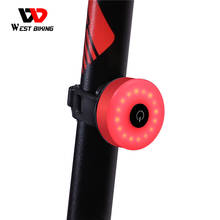 WEST BIKING Bike Taillight Waterproof Riding Rear Light Accessories Led USB Rechargeable Road Cycling Light Lamp Bicycle Light 2024 - buy cheap