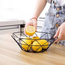 Metal Fruit And Vegetable Storage Bowl Nordic Creative Fruit Plate Kitchen Egg Rack Drain Basket 2024 - buy cheap