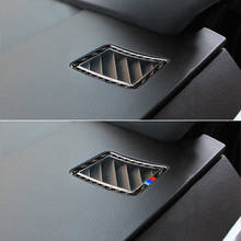 Carbon Fiber Car Dashboard Side Air Vent Outlet Cover Sticker Trim For BMW 5 Series E60 E61 2004 2005 2006 2007 2008 2009 2010 2024 - buy cheap