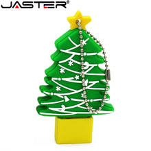 JASTER Christmas tree USB Flash Drive Pen Drive cartoon gift 8GB 16GB 32GB 64GB 128GB Pendrive memory stick stockings gift 2024 - buy cheap