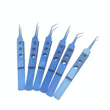 11CM Titanium Tweezers Forceps Platforms Ophthalmic Dental Microsurgical Instruments 2024 - buy cheap