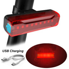 Mini USB Charging Rear Bike Light Powerful Bicycle after the Rear Light MTB Tail LED Lantern Back Flashlight for Cycling 2024 - buy cheap