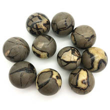 Natural quartz septarian stone sphere ball crystal healing stone for feng shui 2024 - buy cheap