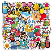 50 Pcs Cartoon VSCO Girl Sticker Cute Funny Anime Stickers for Book Car Laptop Skateboard Luggage Helmet Motorcycle Kid Toy 2024 - buy cheap