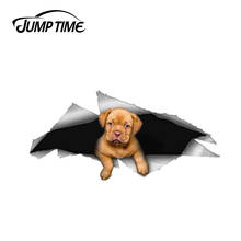 Jump Time 13cm x 6.2cm Dogue de Bordeaux Dog Pet Sticker 3D Pet Graphic Vinyl Decal Car Window Laptop Bumper Animal Car Stickers 2024 - buy cheap