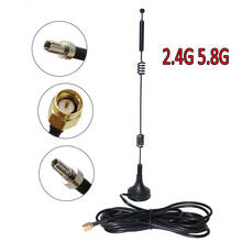 wifi antenna SMA male TS9 CRC9 2.4G 5.8G antena 5G Router omni directional antenna high gain for huawei 12dbi with 3m 5m cable 2024 - buy cheap