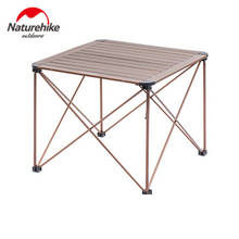 Naturehike Aluminum Alloy Folding Camping Table Laptop Desk Outdoor Tables BBQ Portable Lightweight Furniture for Picnic 2024 - buy cheap