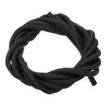 3 Meter X 5mm Black Nylon Sleeve Wrap Braided Cable Sleeve Textile General Wire for Pipe Hose and Cable Wire Protection New 2024 - buy cheap