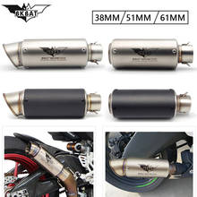 Silenciador de tubo de Escape para motocicleta, accesorios para Yamaha r1, r3, r6, mt 01, 03, 07, 09 2024 - compra barato