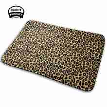 Leopard Pattern Comfortable Door Mat Rug Carpet Cushion Leopard Cheetah Spotted Beige Black Nature Camouflage Pattern 2024 - buy cheap