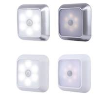 LED Motion Sensor Night Light Cabinet Stairs Smart Home Human Body Induction Lamp Bedside Lamp Wardrobe Cabinet Lamp 2024 - buy cheap