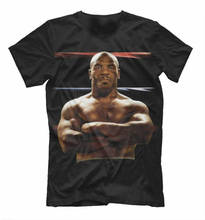 Mike Tyson T-Shirt, Iron Boxing Box Fight Tee, Men's Summer Cotton O-Neck Short Sleeve T Shirt New Size S-3XL 2024 - buy cheap