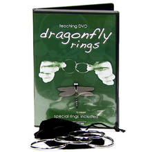 Dragonfly Rings ( DVD And Gimmick) Magic Tricks Close Up Street Stage Magic Trick Props  Magician Illusion Comedy Accessories 2024 - купить недорого